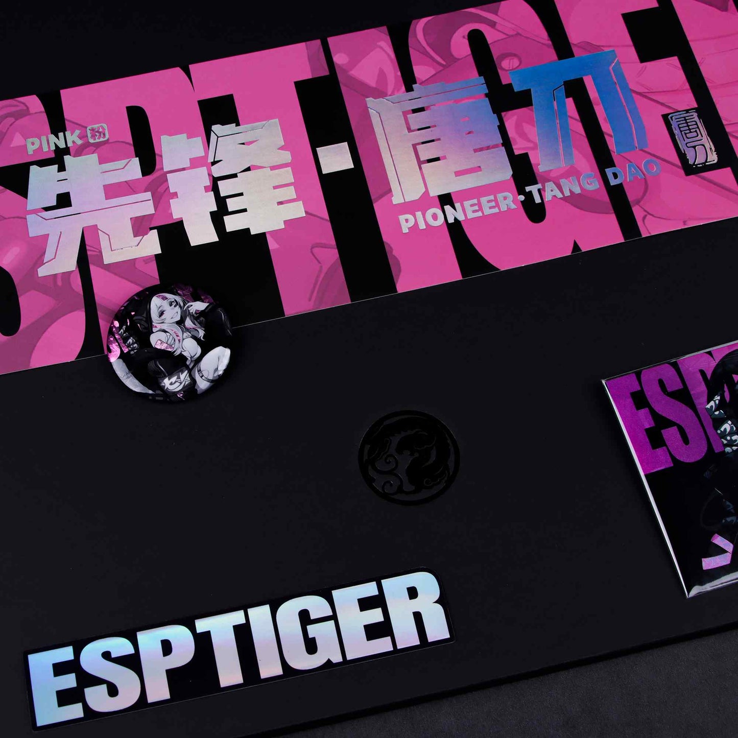 PIONEER | Tang Dao | PINK Large Gaming Mousepad