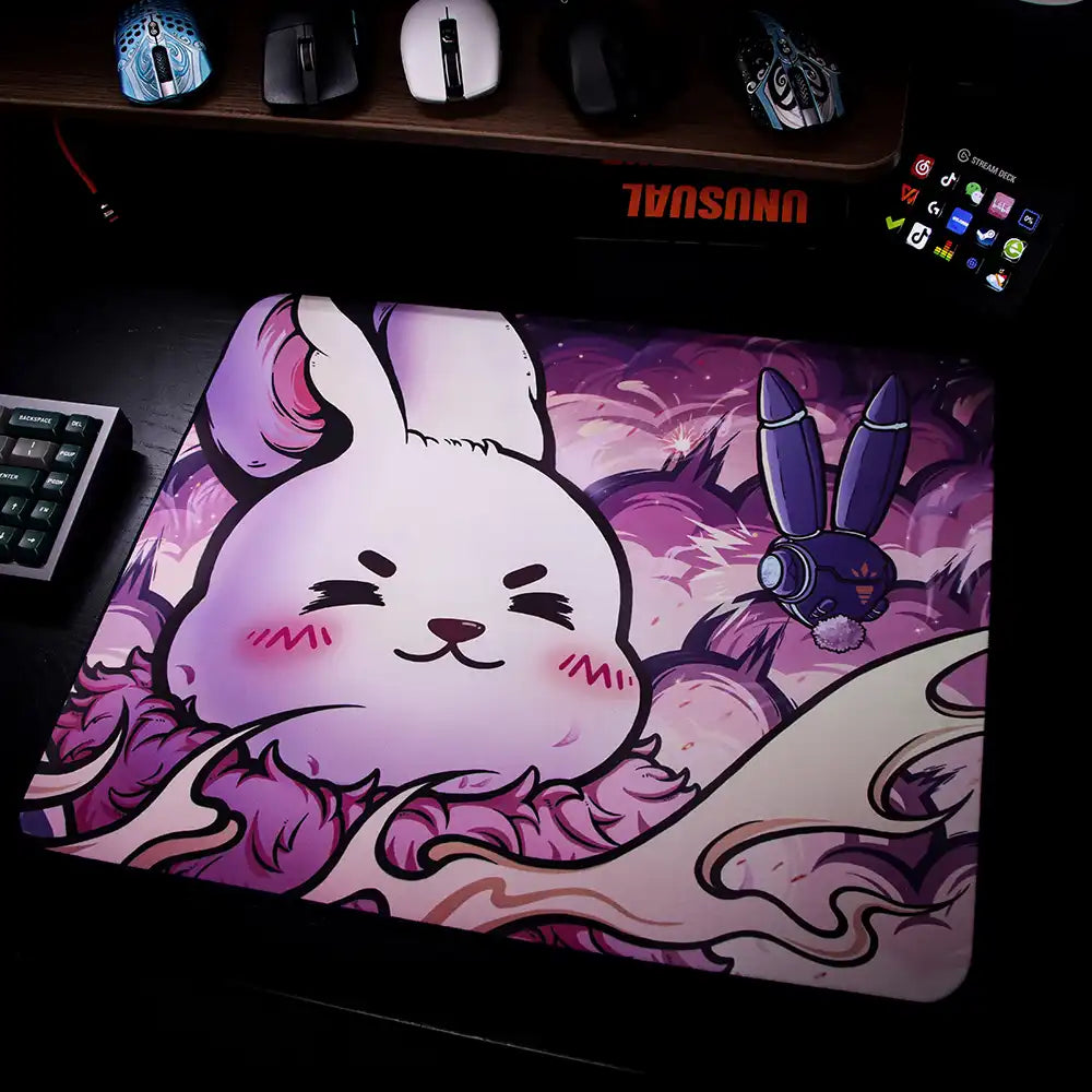 Pink | Poron | Large Gaming Mousepad